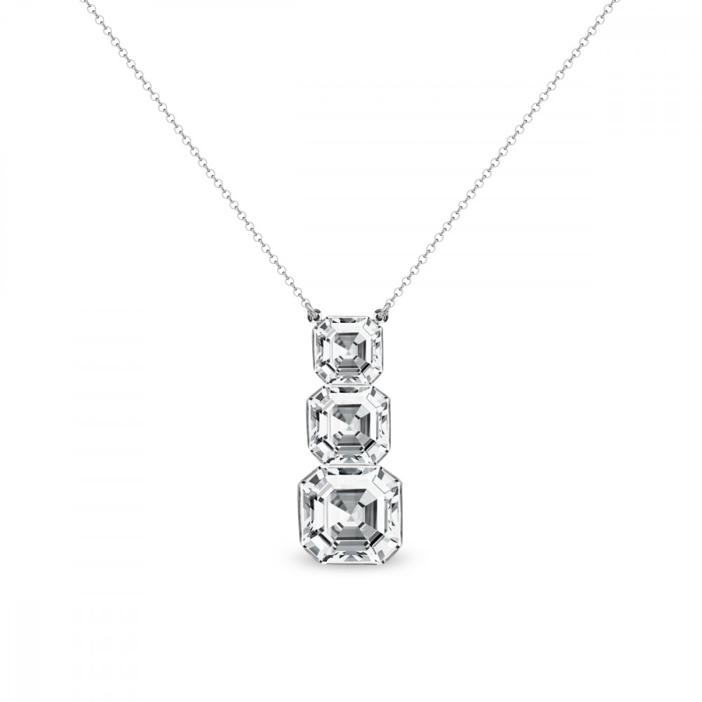 Náhrdelník čirý se Swarovski Elements Imperial NT44803C Krystal