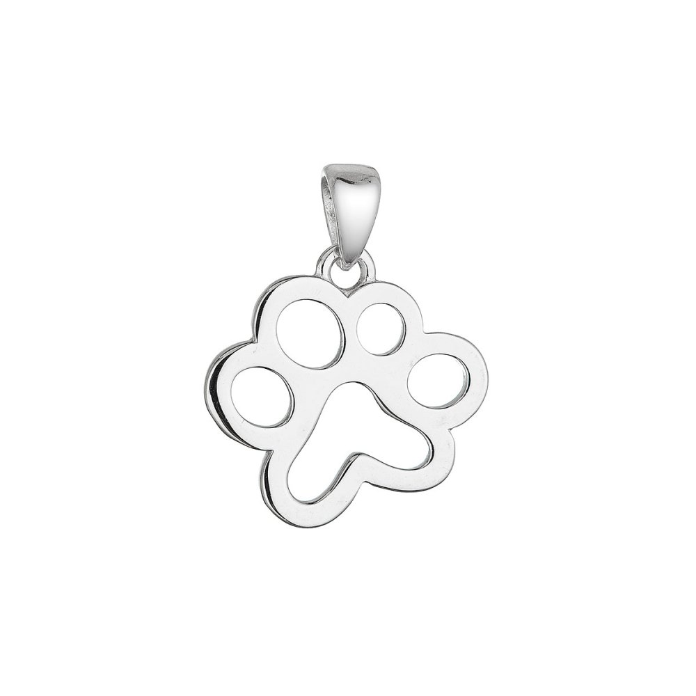 Stříbrný přívěsek tlapka 64044