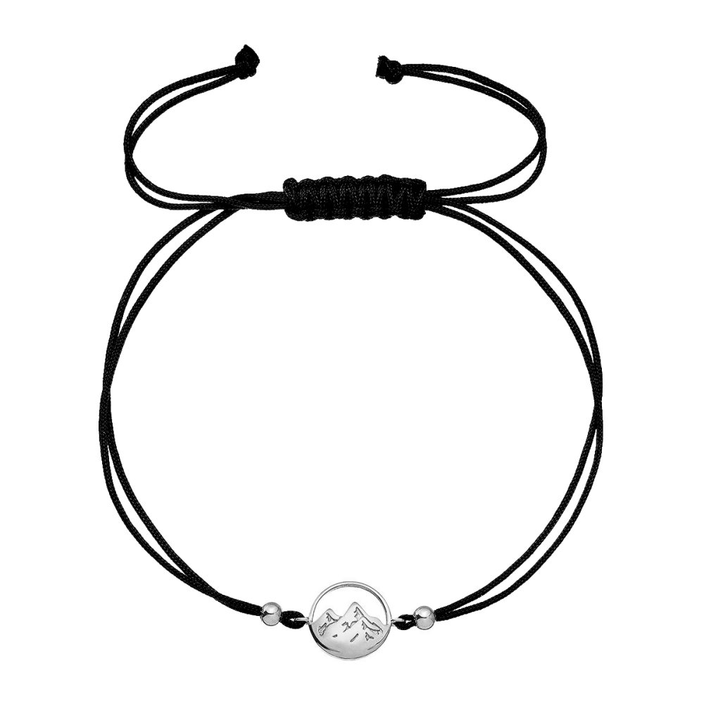 Kabbalah náramek hory 13090.1 černý