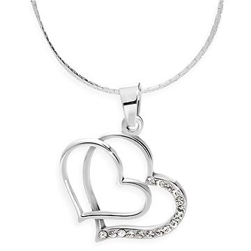 Náhrdelník se Swarovski Elements srdce Krystal