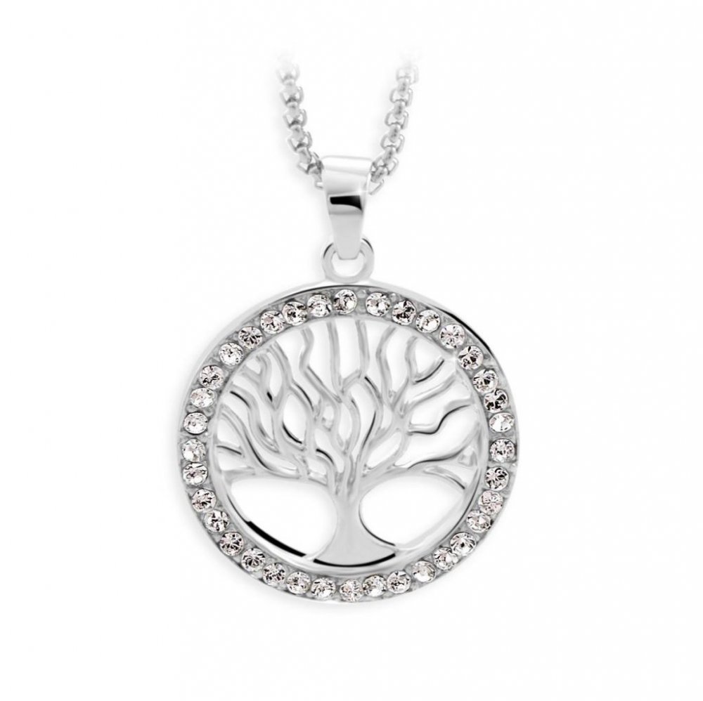 Náhrdelník se Swarovski Elements strom života Krystal
