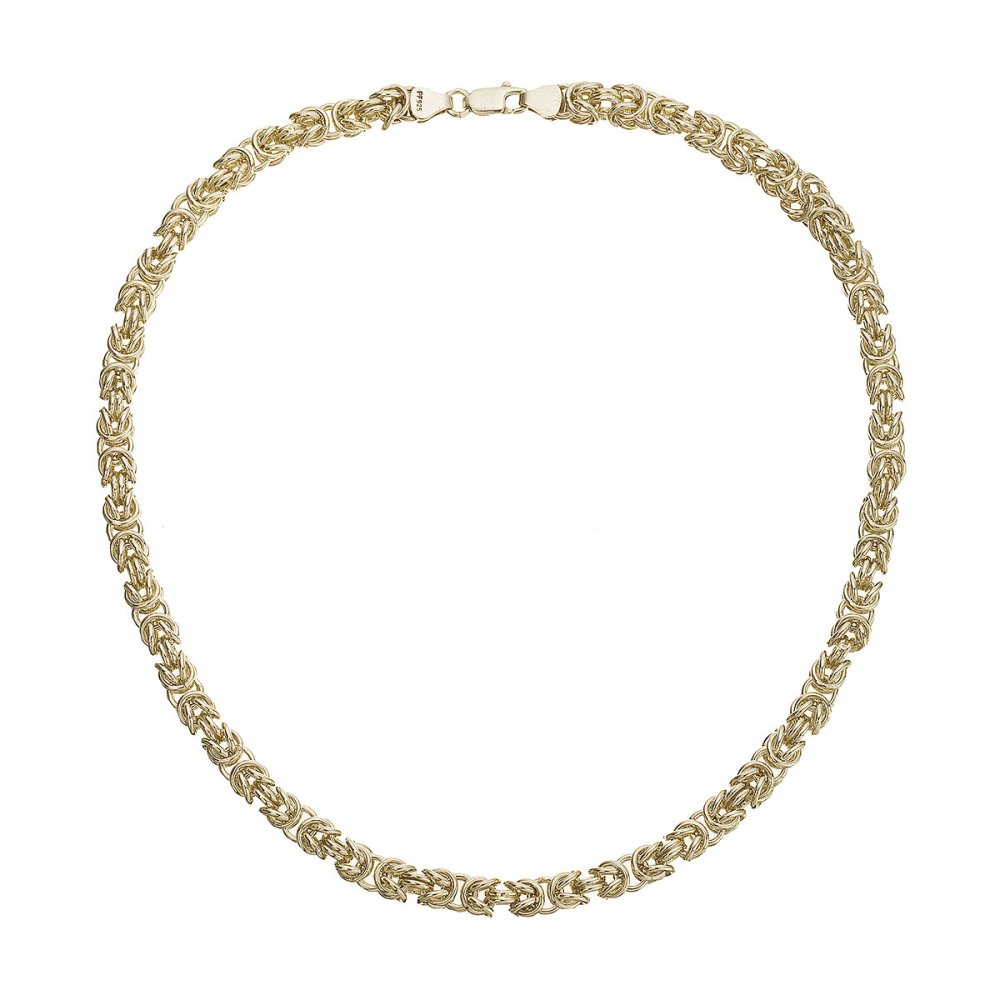 Masivní náhrdelník pozlacený 72086