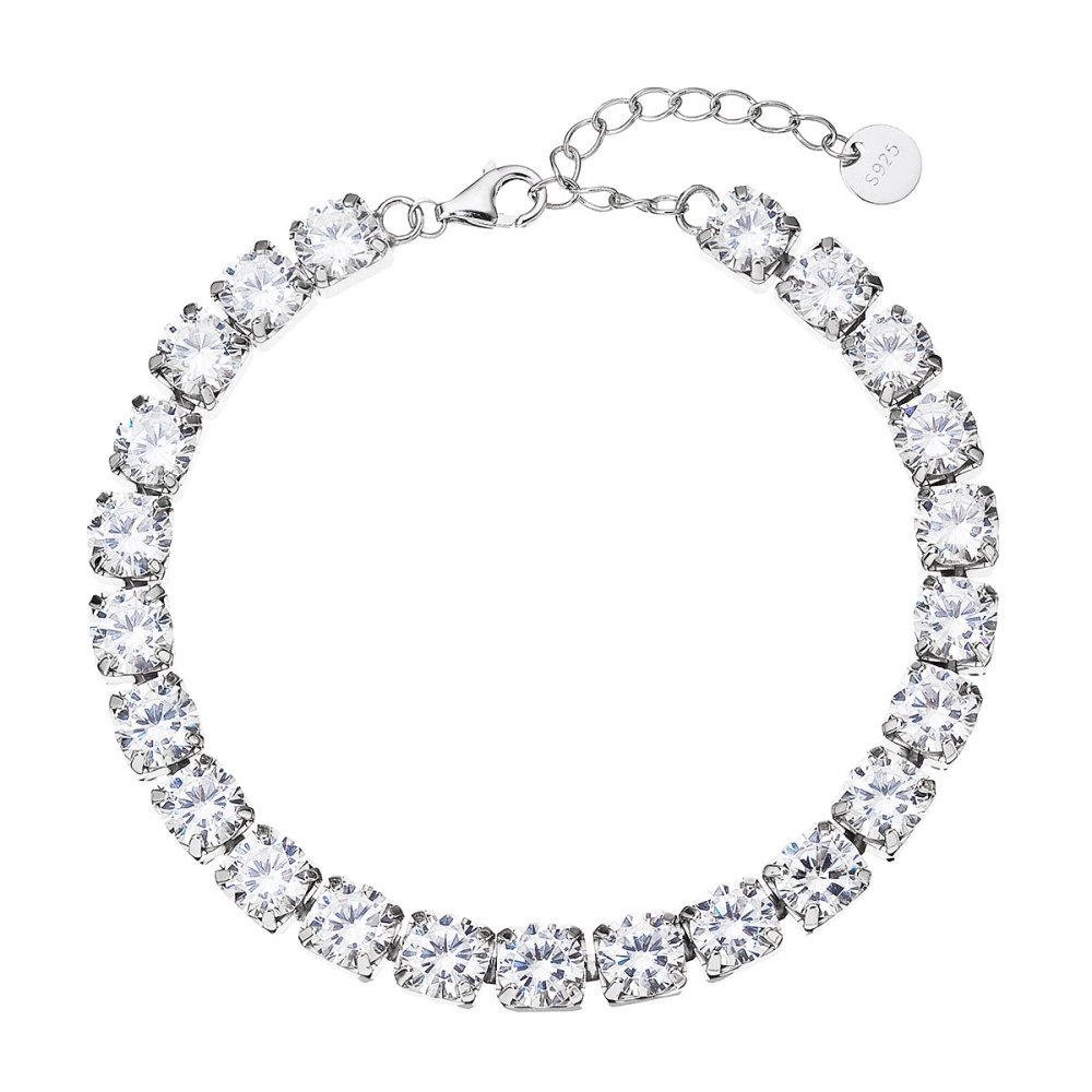 Luxusní stříbrný tenisový náramek 13099.1