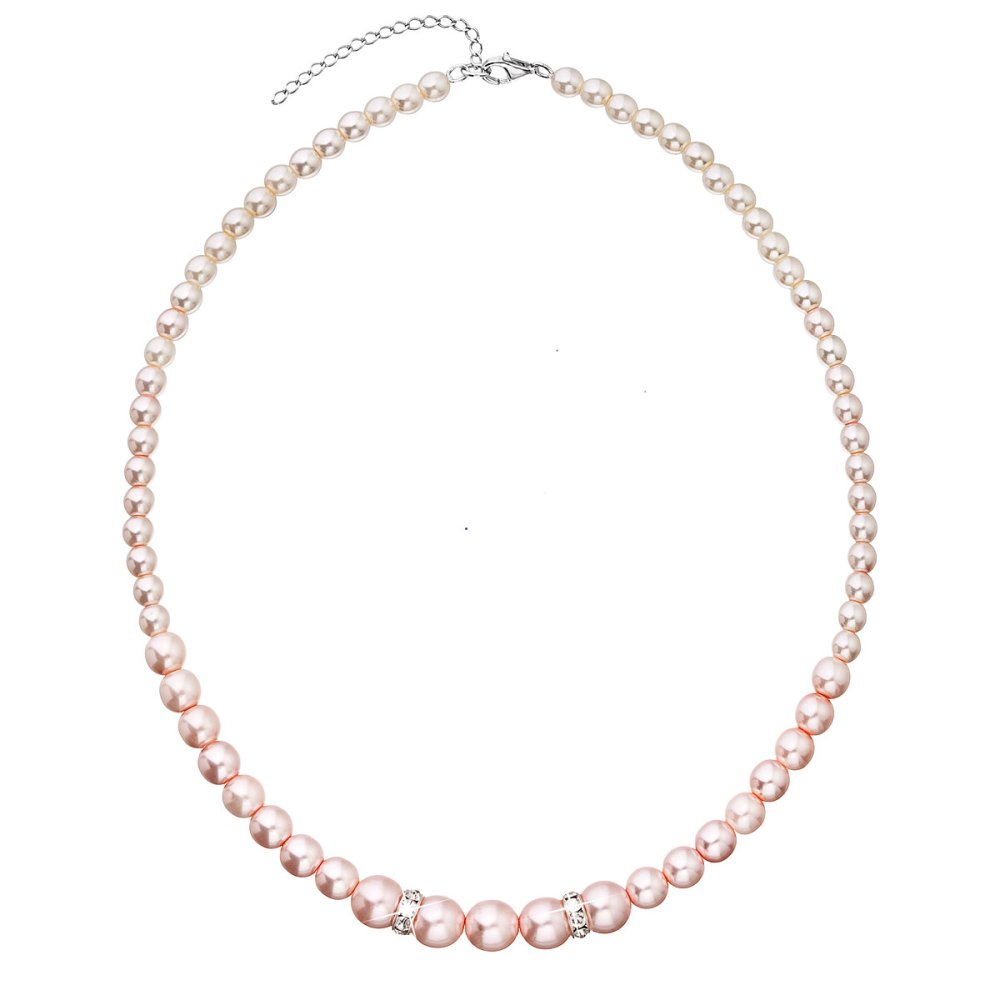 Levně Perlový náhrdelník se Swarovski Elements 32036.3 Rosaline