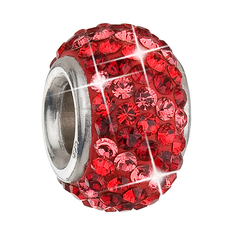 Přívěsek se Swarovski Elements oválek 34133.3 Siam