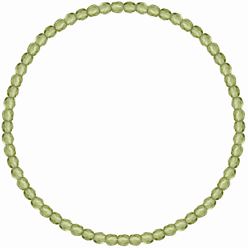 Korálkový náramek zelený 73050.3