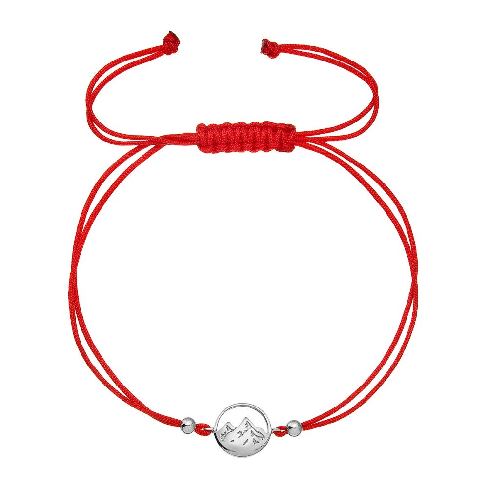 Kabbalah náramek hory 13090.1 červený