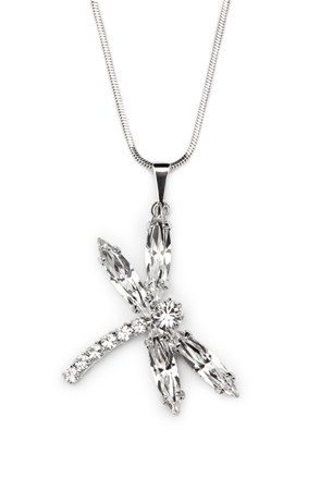 Náhrdelník se Swarovski Elements vážka Krystal
