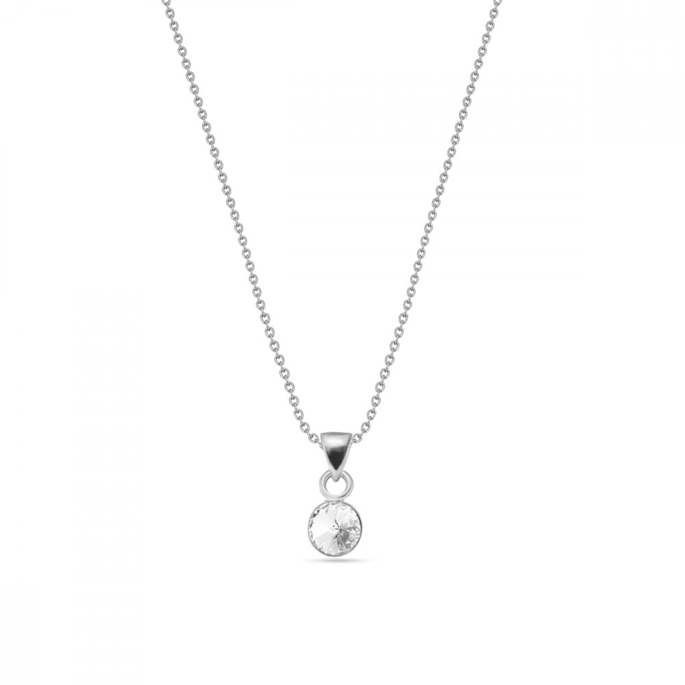Náhrdelník čirý se Swarovski Elements Glee N1122SS29C Krystal