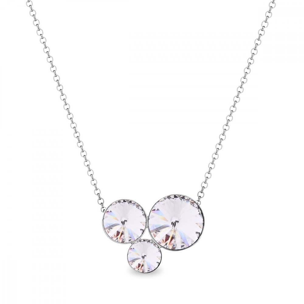 Stříbrný náhrdelník se Swarovski Elements Sweetie N11223C Krystal