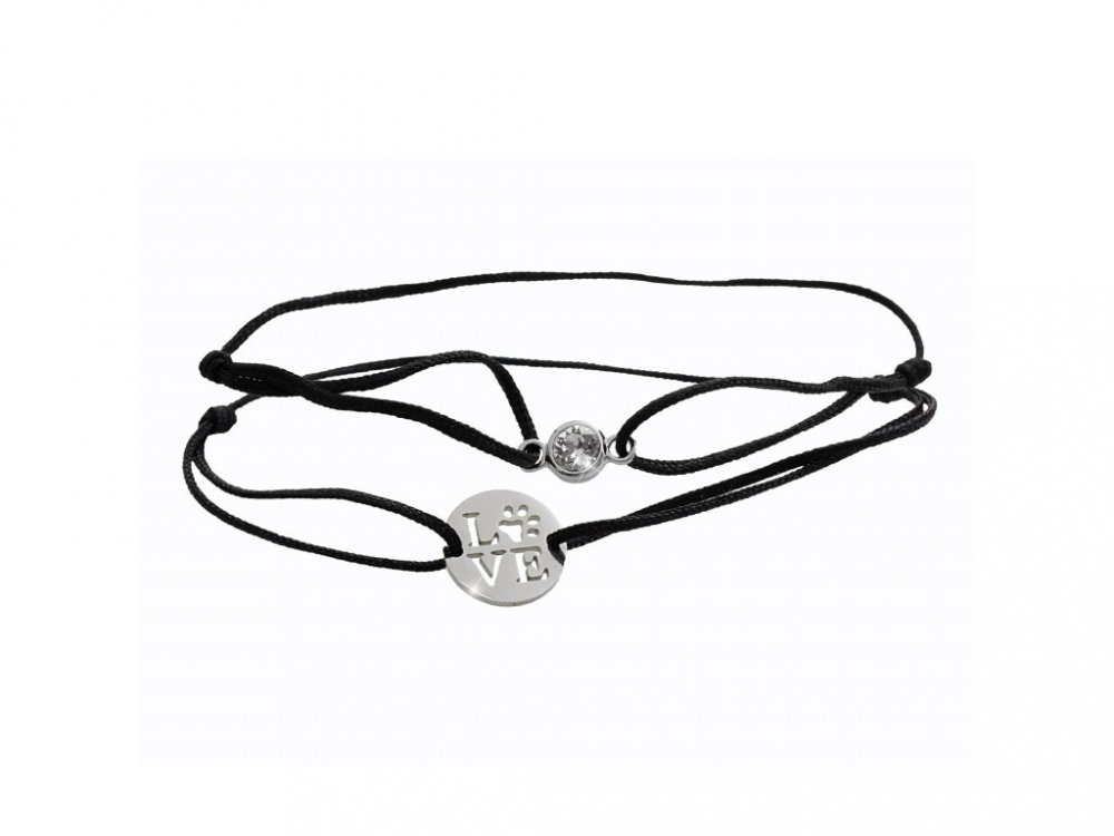 Sada náramků Love s krystalem Swarovski Elements Krystal