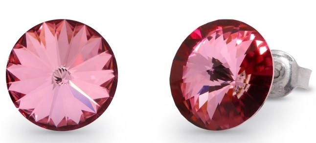 Náušnice Rivoli se Swarovski Elements Sweet Candy Studs K1122SS47AP Antique Pink 10 mm