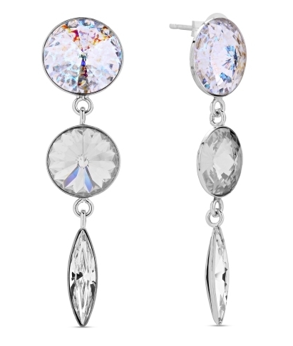 Náušnice se Swarovski Elements Kalini KK11224200WPSSC Krystal