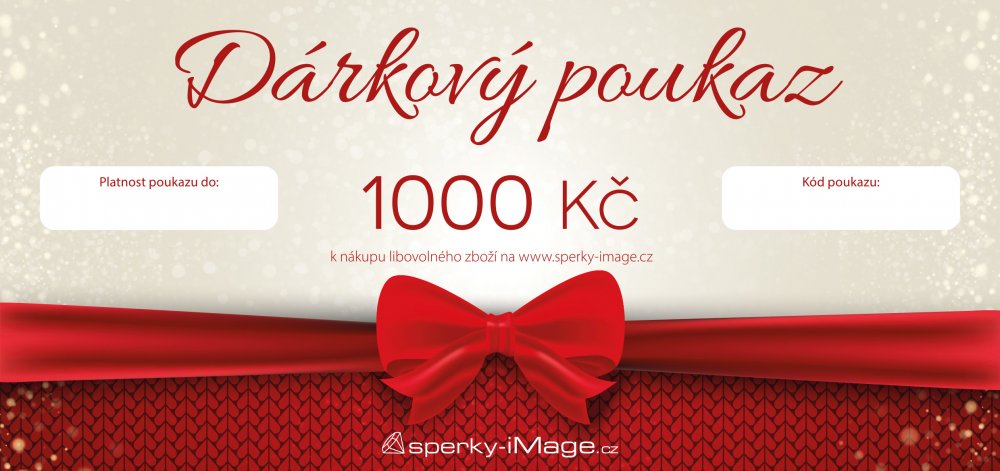Elektronický dárkový poukaz v hodnotě 1000 Kč