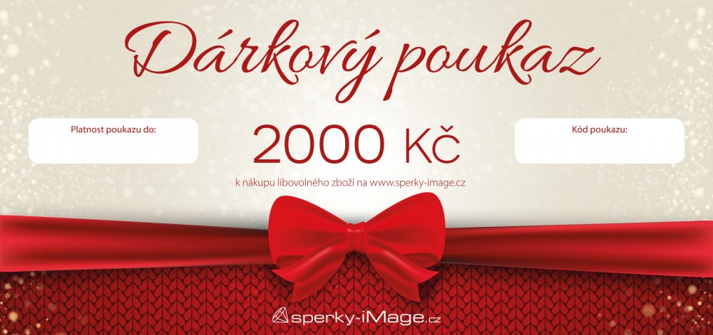 Elektronický dárkový poukaz v hodnotě 2000 Kč