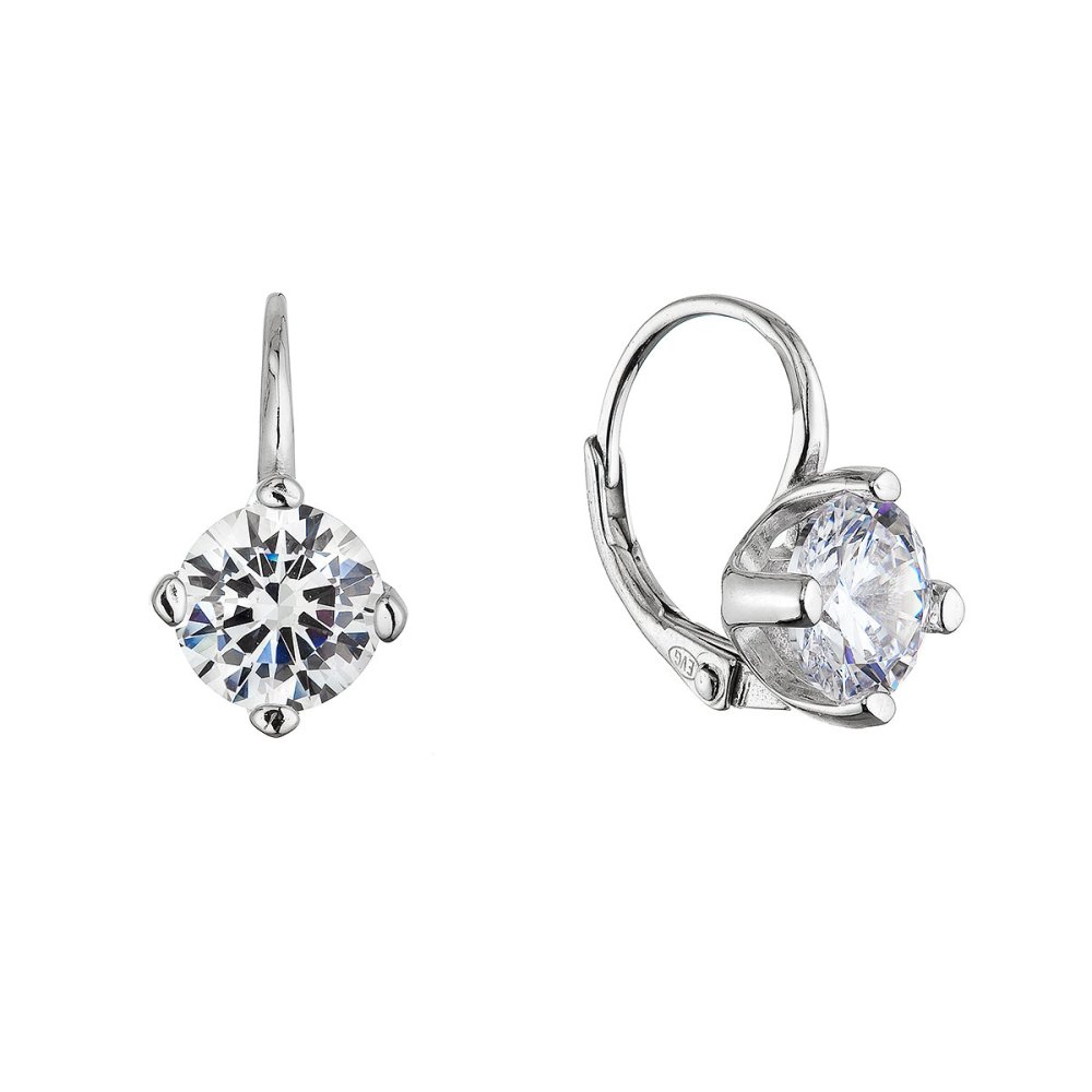 Stříbrné visací náušnice 11627.1