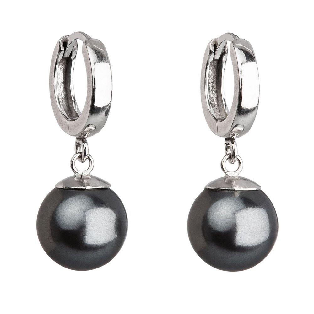 Levně Náušnice se Swarovski Elements 31151.3 Grey