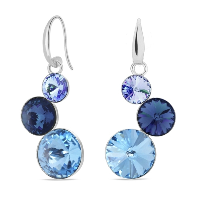 Náušnice se Swarovski Elements Lollipop KW11223M Montana