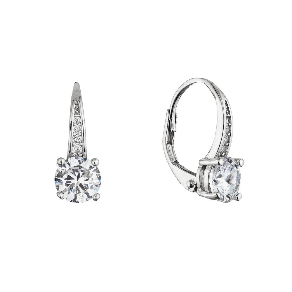 Stříbrné visací náušnice 11629.1