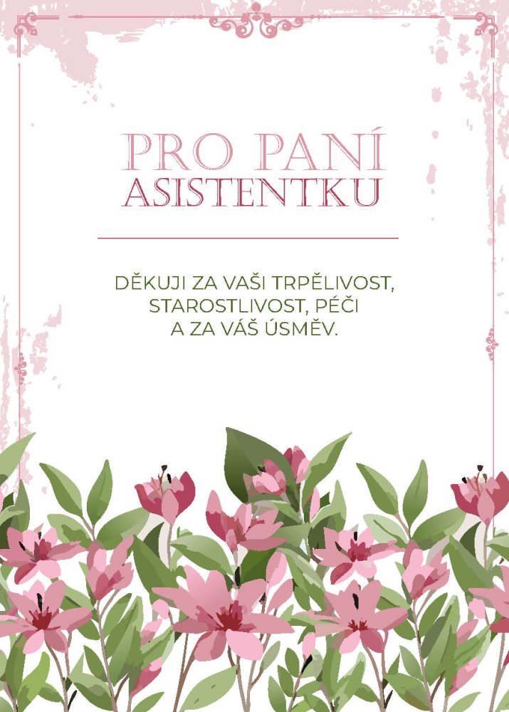 Levně Přání pro asistentku
