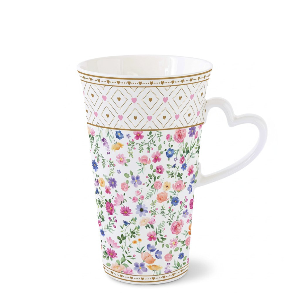 Porcelánový hrnek 600 ml Kvetoucí láska