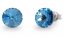 Náušnice modré Rivoli se Swarovski Elements Sweet Candy Studs K1122SS39AQ aquamarine 8 mm