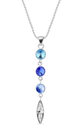 Náhrdelník so Swarovski Elements Willow N112234200AQC Aqua