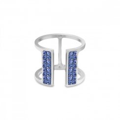 Prsten modrý se Swarovski Elements Radiance PFMP2SA Sapphire