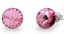 Náušnice svetlo ružové Rivoli so Swarovski Elements Sweet Candy Studs K1122SS39LR light rose 8 mm