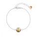 Náramok zlatý so Swarovski Elements Candy B1122SS47GS Gold Shadow