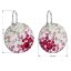 Náušnice se Swarovski Elements 31161.3 Sweet Love kolečko 18 mm