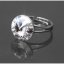 Prsteň Rivoli so Swarovski Elements Krystal 12 mm