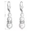 Náušnice so Swarovski Elements 31150.1 biela perla