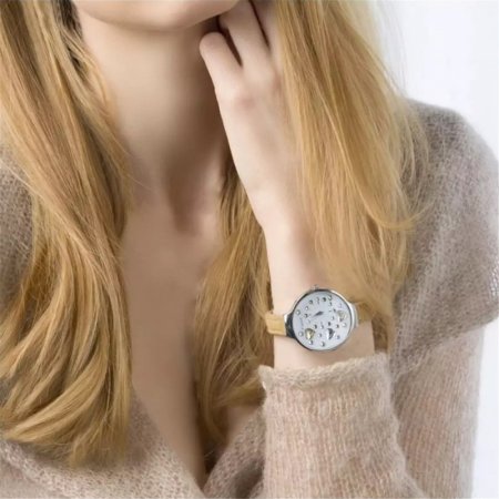 Dámske hodinky so Swarovski Elements Heart béžovej ZH35BEGS