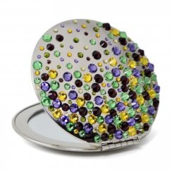 Kosmetické kapesní zrcátko se Swarovski Elements Corals VII