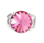 Prsteň so Swarovski Elements Rivoli Rose 12mm