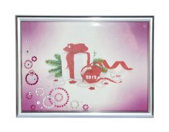 Strieborný fotorámik so Swarovski Elements ružový EL-10910