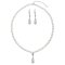 Souprava se Swarovski Elements perla 39121.1 Bílá
