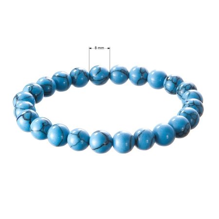 Náramek s minerálními kameny tyrkenit 43056.3