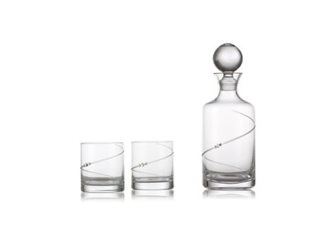 Whisky set se Swarovski krystaly 750ml