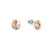 Náušnice Rivoli so Swarovski Elements Light Peach 8 mm
