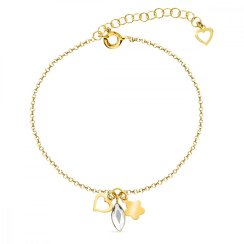 Náramek čirý se Swarovski Elements Serenity BGMIX2201C Krystal