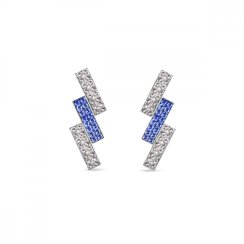 Náušnice modré se Swarovski Elements Moonlight KFMP3CSA Sapphire