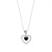 Náhrdelník čierny so Swarovski Elements Amour NCC28086J Jet