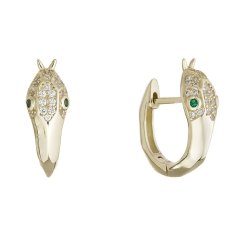 Pozlátené krúžky v tvare hada 11776.3