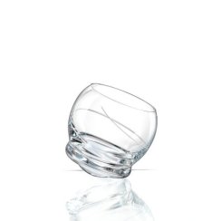 Sada 6 ks houpacích štamprlí Crazy broušená spirála 60 ml