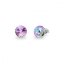 Náušnice fialové Rivoli sa Swarovski Elements Sweet Candy Studs K1122SS39VL Vitrail Light 8 mm
