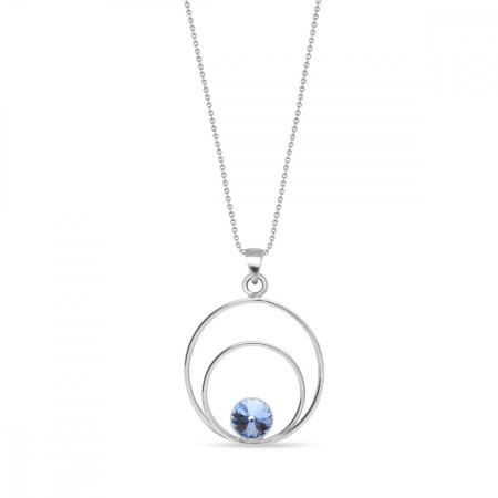 Náhrdelník modrý so Swarovski Elements Glory NOD1122SS29LS Light Sapphire