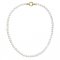 Perlový náhrdelník z pravých riečnych perál biely 22001.1 Au plating