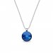 Náhrdelník modrý Rivoli sa Swarovski Elements Candy N112212SA Sapphire 12 mm